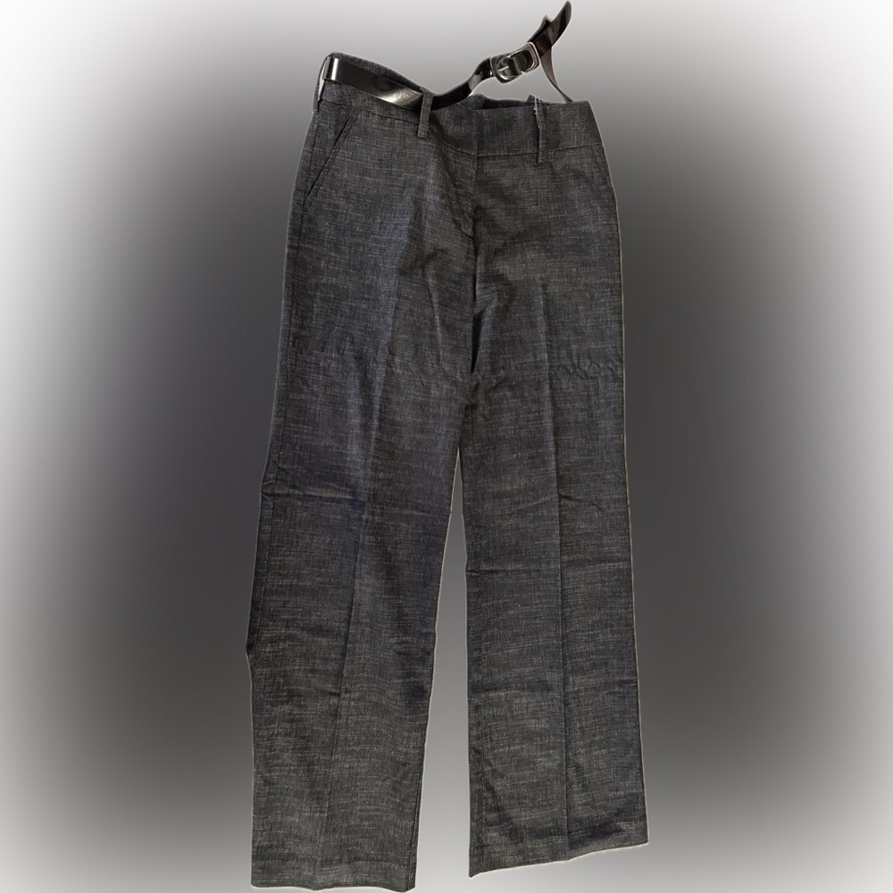 ⚫️Women’s BWear Dark Gray Dress Pants w/ Belt | NWT Straight Leg Size 11
